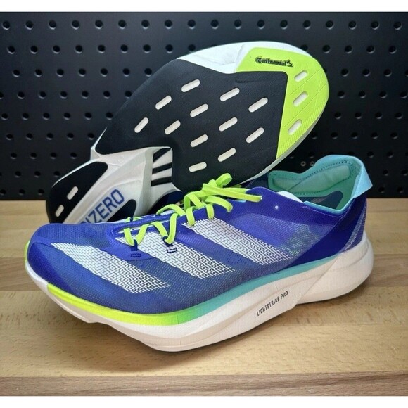 New Adidas Adizero Adios Pro 3 Men’s Size 8.5 Women’s 9.5 Cobalt Blue SHOES - Picture 1 of 13